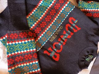 Jersey GAULTER vintage multicolor negro