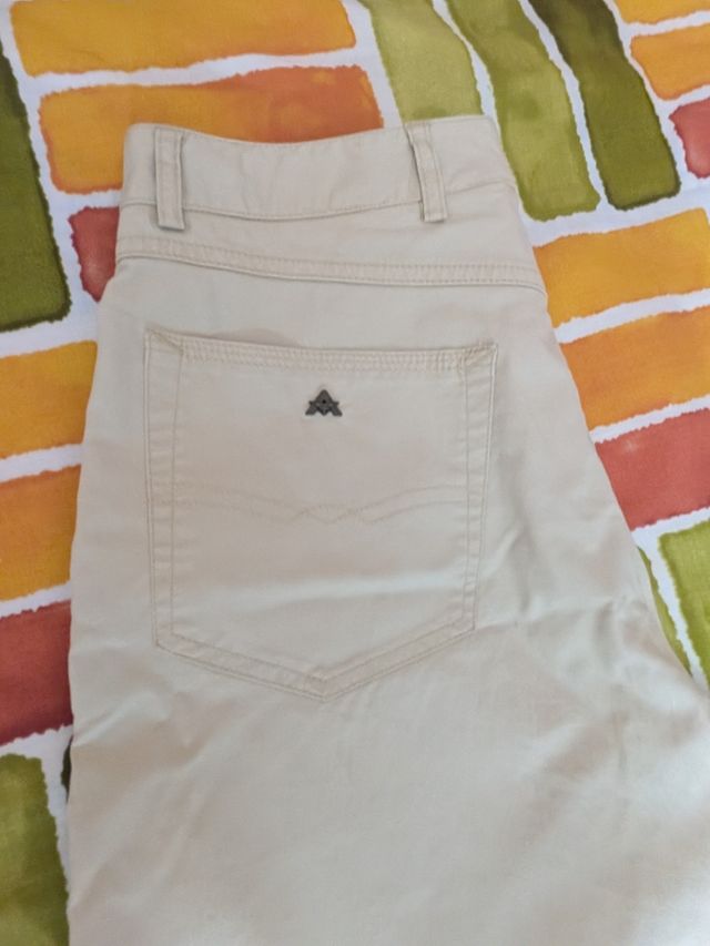 Pantalón recto beige Aninoto