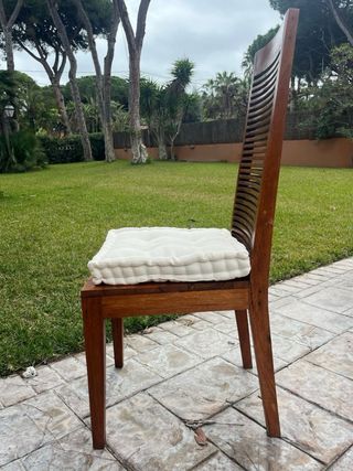 Sillas de comedor de madera tropical