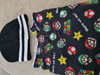 Gorro y braga cuello Super Mario