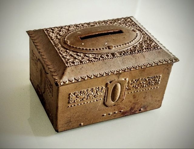 Salvadanaio Metallo Primi '900