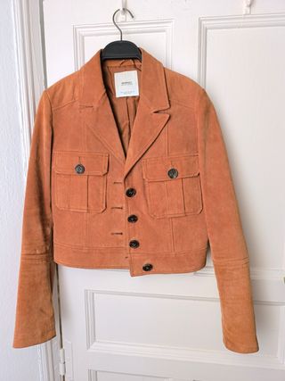 Chaqueta ante Mango S