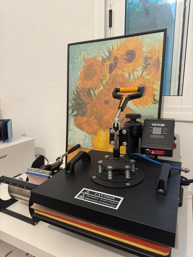 Máquina de Sublimación VEVOR Negra