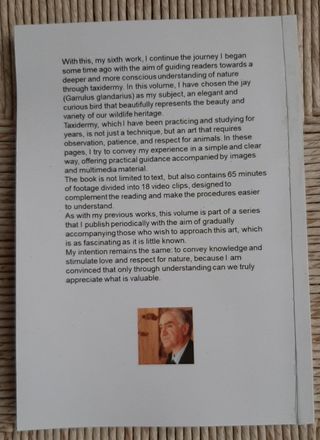 Taxidermy: preparation of a jay, 2025 edition.