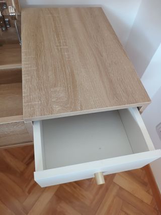 Escritorio , Tocador con Espejo Abatible Madera