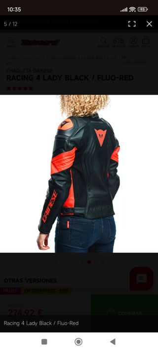 Chaqueta Moto Mujer Dainese 36/38