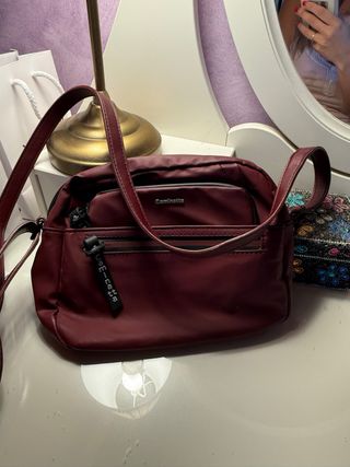 Bolso Caminatta impermeable burdeos
