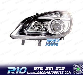 FARO IZQ PARA RENAULT SCENIC II 05-08 FONDO NEGRO