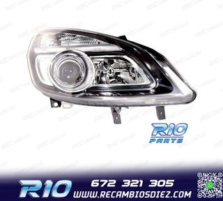 FARO DCH PARA RENAULT SCENIC II 05-08 FONDO NEGRO