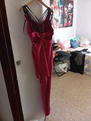 Vestido negro largo fiesta/salir