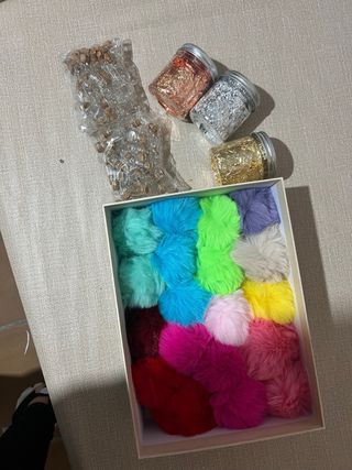 Llaveros Pompones y Adornos