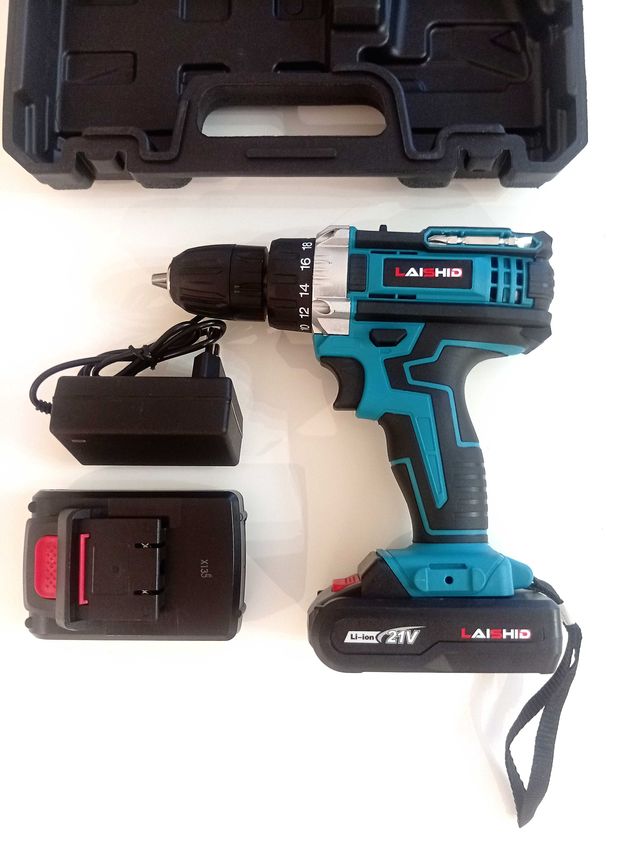 Taladro Inalámbrico 21V + Accesorios