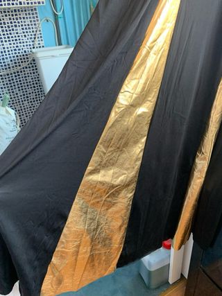 Disfraz Negro y Dorado Talla Única