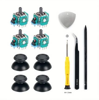 Kit Riparazione Joystick PS4: 4 Moduli + Accessori