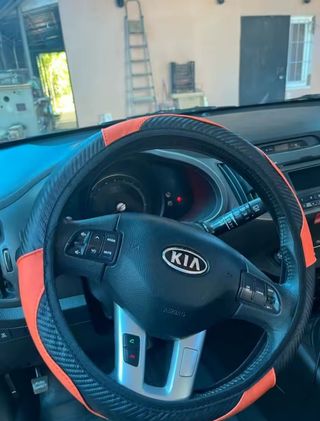 Funda Protectora Volante Coche Azul/Negro