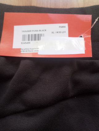 Pantalón chándal Puma Comfort Mujer Negro