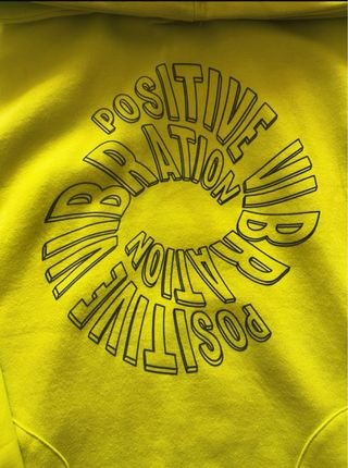 Felpa ragazzo verde/gialla con stampa