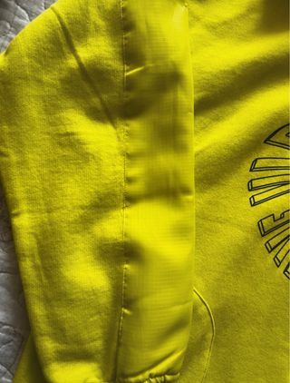 Felpa ragazzo verde/gialla con stampa