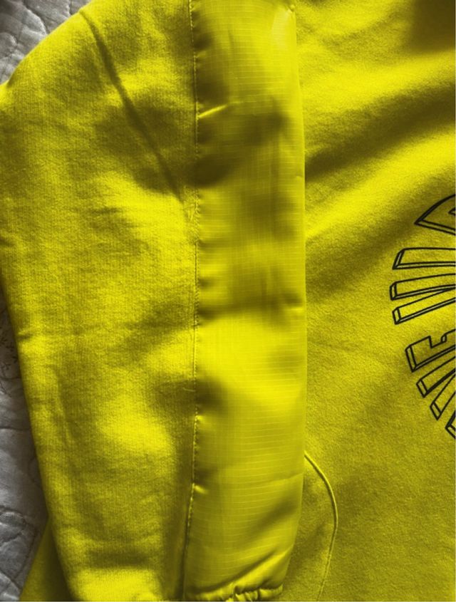 Felpa ragazzo verde/gialla con stampa