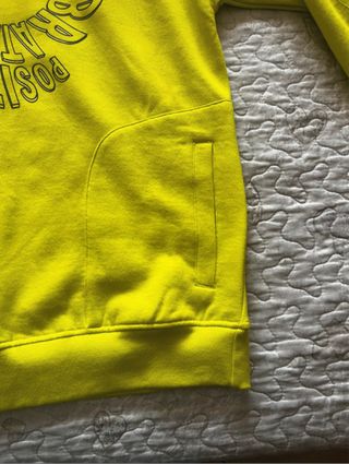 Felpa ragazzo verde/gialla con stampa