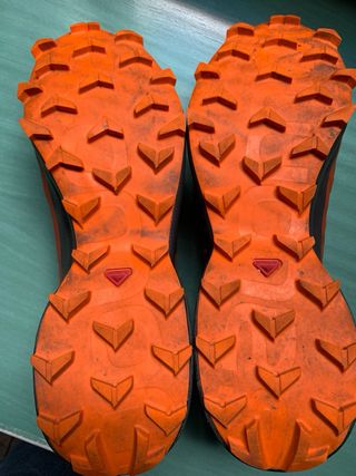 Zapatillas Salomon Montaña Naranja/Negro