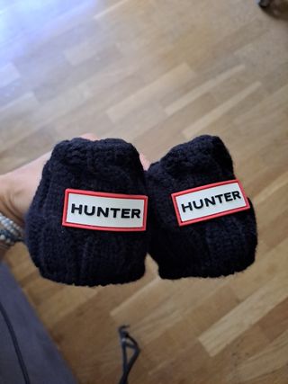 Calcetines Hunter negros a media pierna
