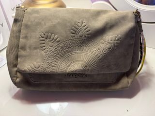 Bolso Desigual Beige con Diseño Mandala