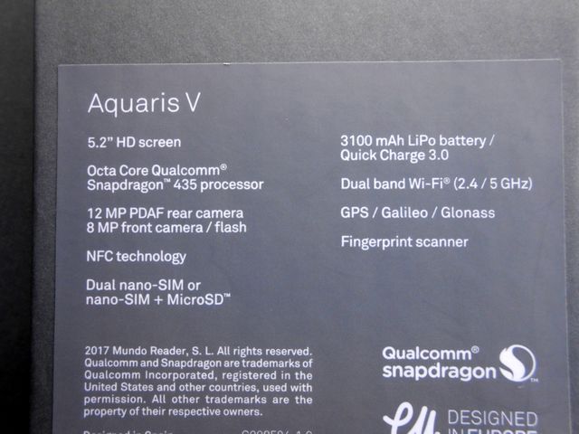 BQ Aquaris V 