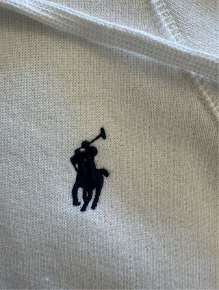 Sudadera Polo Ralph Lauren Blanca de Mujer
