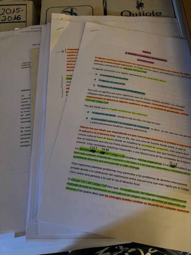 Apuntes de 4º de derecho ULE.