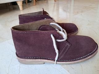 Botines pisacacas color burdeos! T.40