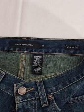 Jeans Calvin Klein Straight Leg Blu