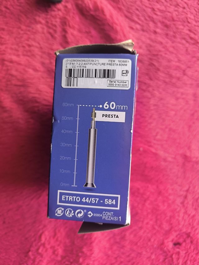 Cámara de bicicleta 27.5 1x Autorepair