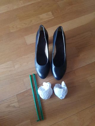 Zapatos de tacón Pitillos piel negros
