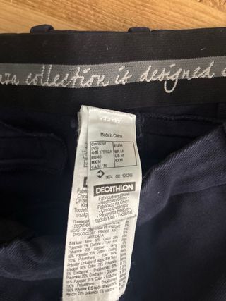 Pantalón equitación Decathlon azul