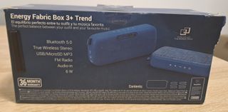 Energy Sistem Fabric Box 3+ Altavoz Azul
