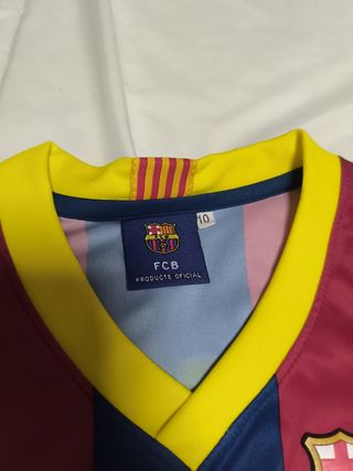 Camiseta FC Barcelona Messi Talla 10 niño