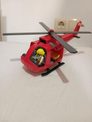 Oferta !!! Helicóptero de rescate Playmobil