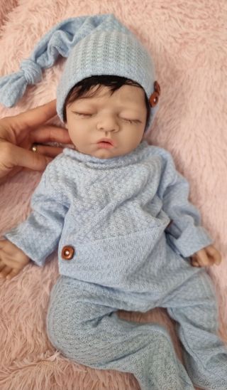 Bebé Reborn Silicona Blanda Platino