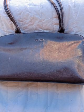 Bolso Prada Marrón Piel