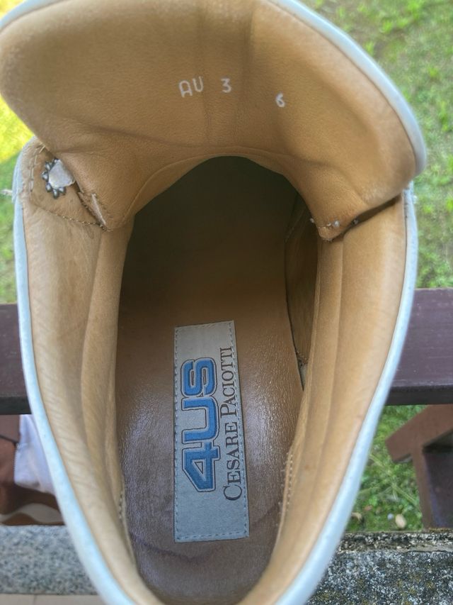 Sneakers Cesare Paciotti N.41 Avorio