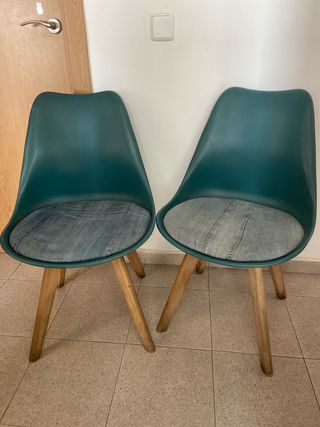 Set di 4 sedie ergonomiche