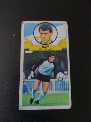 Cromo Futbolista Mate Celta de Vigo 1985