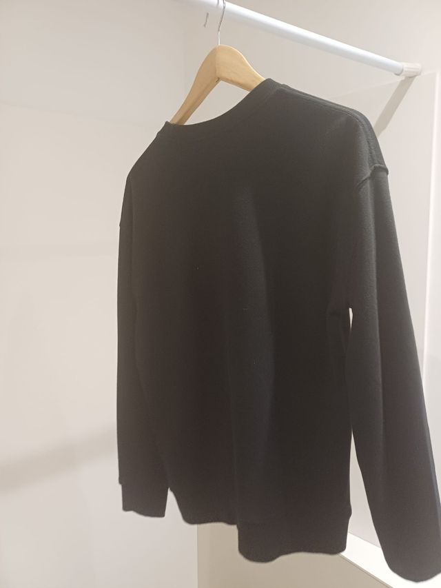 Sudadera Kenzo Negra con Tigre Plateado