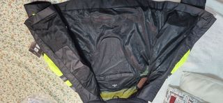 Chaqueta Moto Verano Negra y Flúor, IRON JIAS 