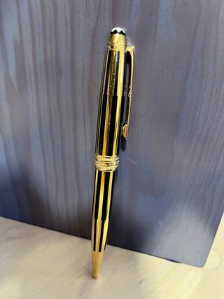 Bolígrafo Montblanc Meisterstück Dorado
