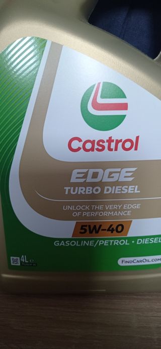Aceite Castrol EDGE Turbo Diesel 5W-40 4L