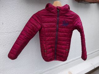Chamarra Invierno Niña Rosa Estampada