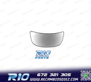 CRISTAL ESPEJO + BASE DERECHO RENAULT TRAFIC II 01-13
