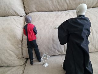 Figuras Harry Potter y Lord Voldemort